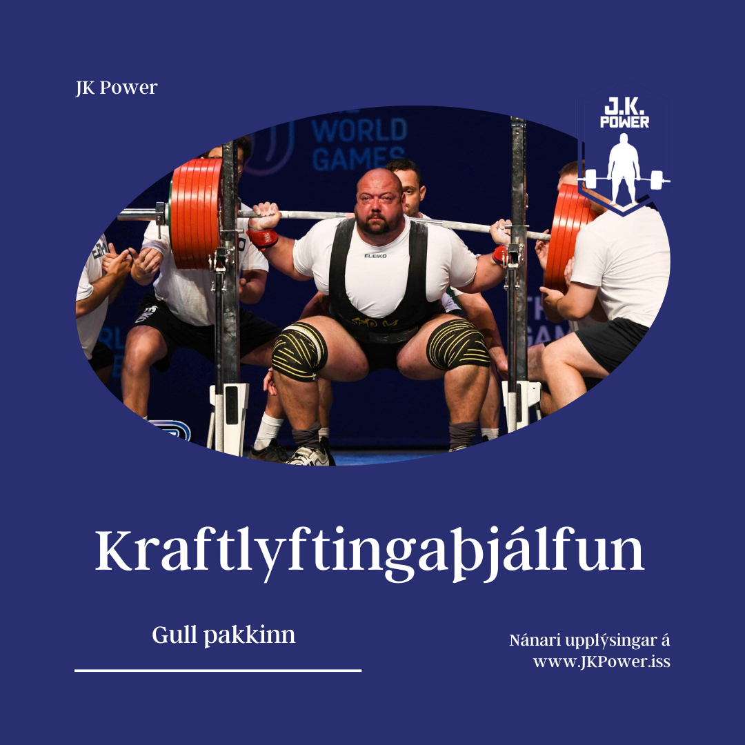🌟 Gull pakkinn: Þriggja mánaða kraftlyftingaþjálfun í kraftlyftingum