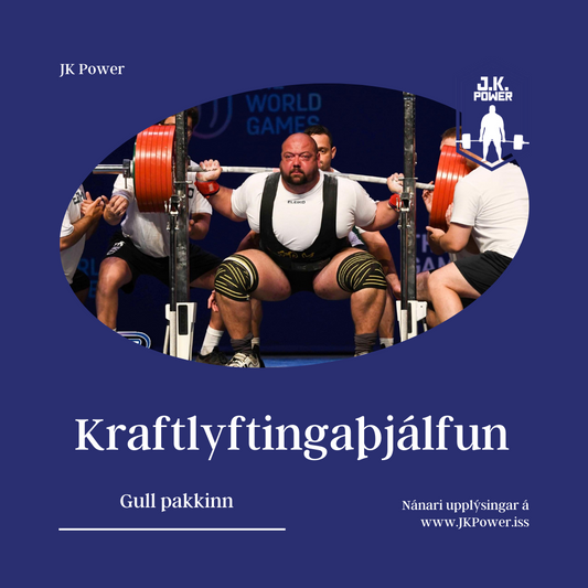 🌟 Gull pakkinn: Þriggja mánaða kraftlyftingaþjálfun í kraftlyftingum
