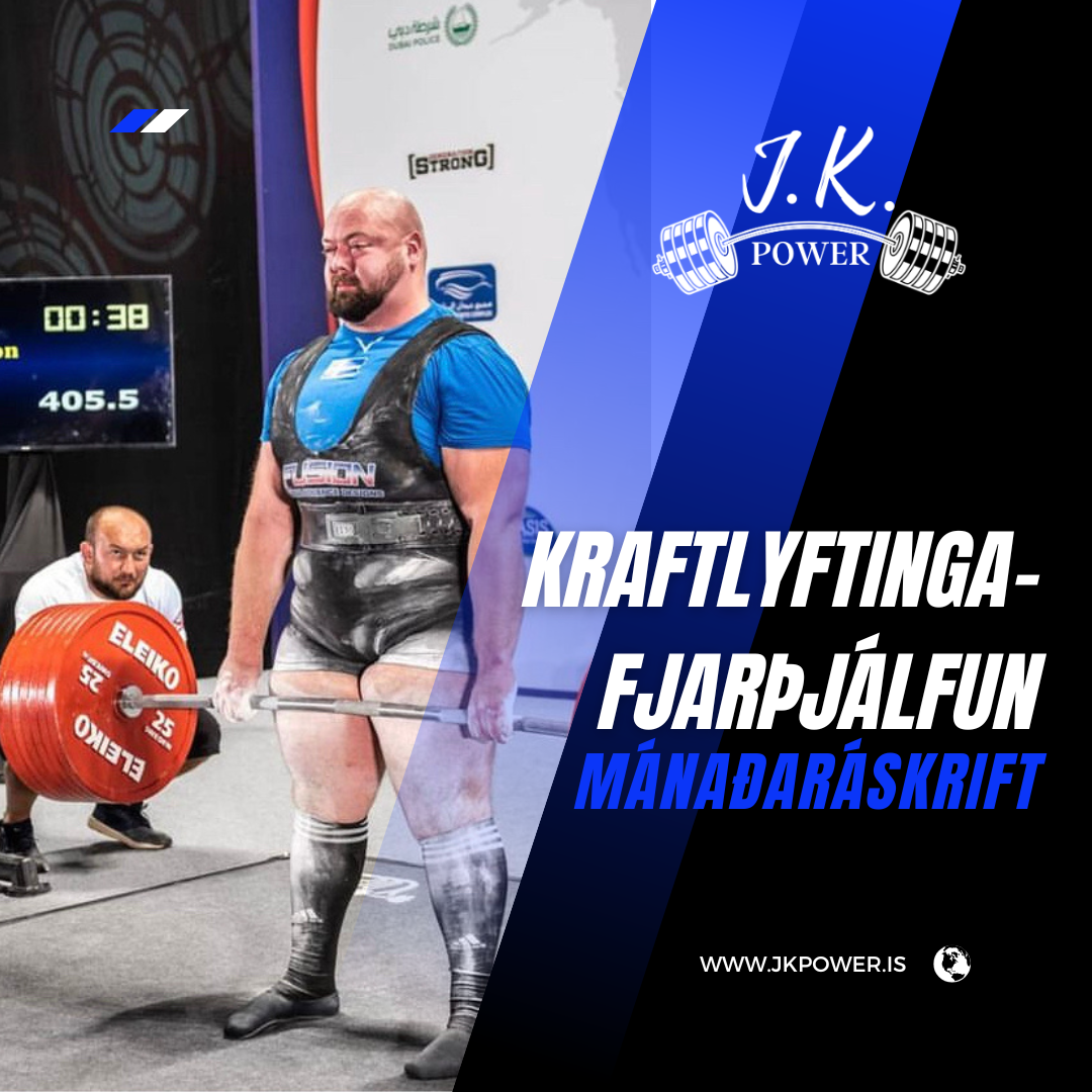 KRAFTLYFTINGAFJARÞJÁLFUN - Mánaðarprógramm